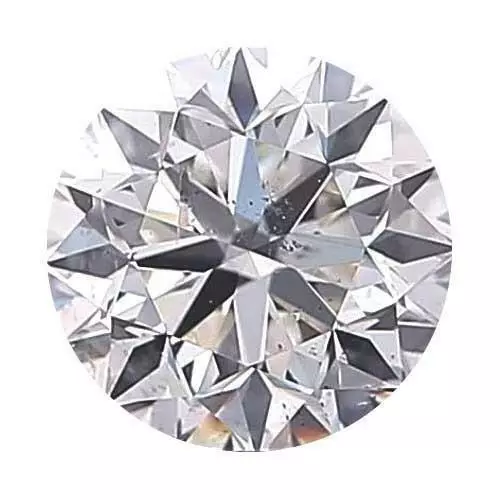 Brillante Natural Real Diamante Blanco 3.1MM Tamaño 0.11CT VS1 Grado Round Cut 2