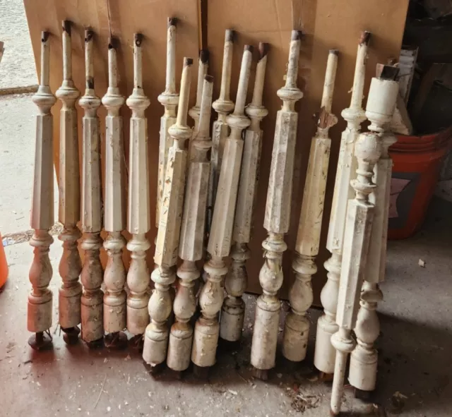 17 Vintage Antique Victorian Balusters Railing Spindles More Available