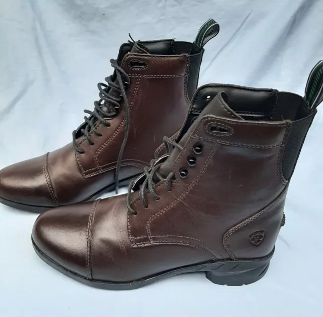 Womens Ariat Heritage IV Paddock Brown Leather boots size 6.5