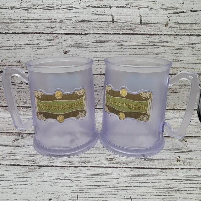 Lot Of 2 Butterbeer Mug Stein Cup Wizarding World of Harry Potter Universal