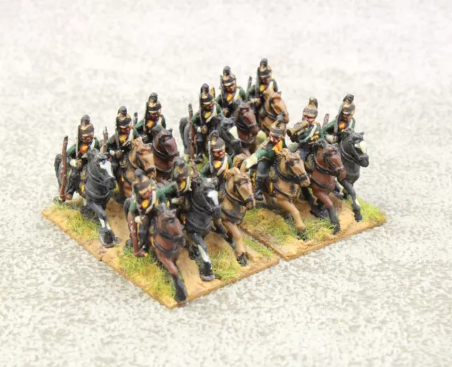 15mm Napoleonic FRENCH CAVALRY x12 Painted 15571