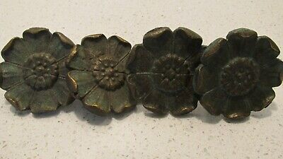 Antique Brass Rosette Pulls - Purchased in the 60's - German or French