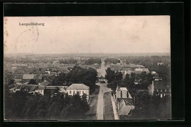 CPA Leopoldsburg, vue générale aérienne, des soldatsheim Beverloo 1915