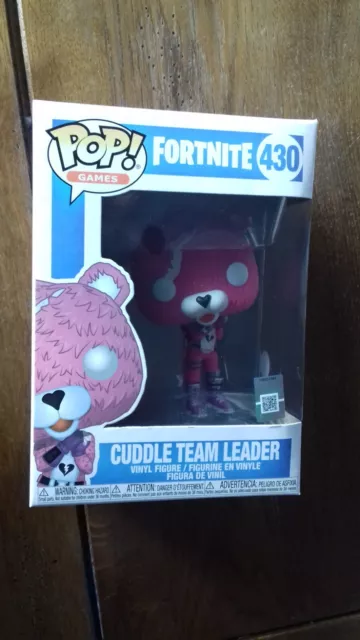 funko,pop,neuf,FORTNITE,CUDDLE TEAM LEADER,430,boite abimée