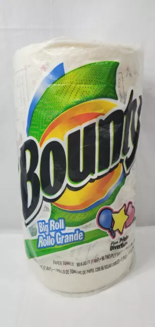 Vintage Maxine Hallmark Roll Bounty Paper Towels 1999 NOS Fun Prints Sealed
