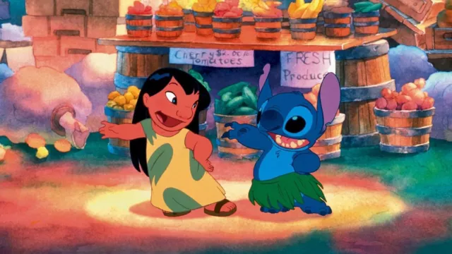 Lilo Et Stitch Film 2002 Walt Disney Affiche 45X32Cm Cartoon