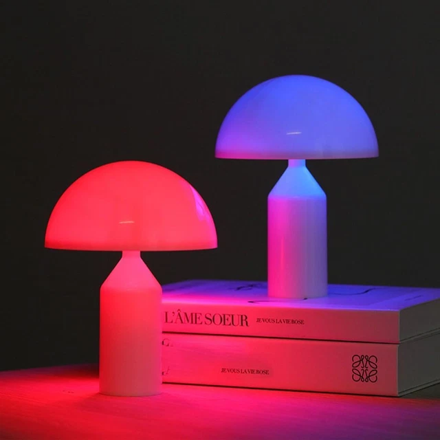 Color Changing Dimmable Lamp Mushroom Night Light New Table Lamp
