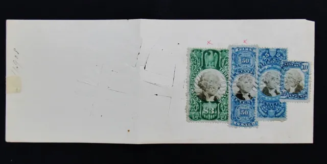 nystamps US Revenue Stamp # R109//R147 Used Paid $400 Rare  U2x1678