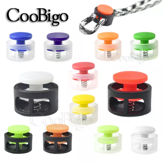 4mm Hole Cord Lock Stopper Rope Clamp Toggle Clip for DIY Face Mask Lanyard