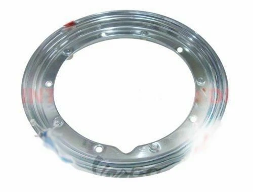 Neuf Vespa Jante 8.9X25.4cm Chrome Plaqué Px LML Star Stella Modèle
