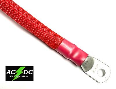 4/0 AWG RED BRAIDED Copper Battery Cable Power Wire Car, Inverter, RV