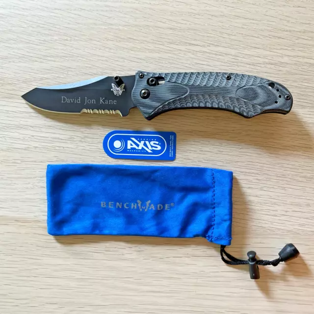 Benchmade 950SBK Rift Osborne Tanto Manual Knife 154CM Steel G-10 Handle USA