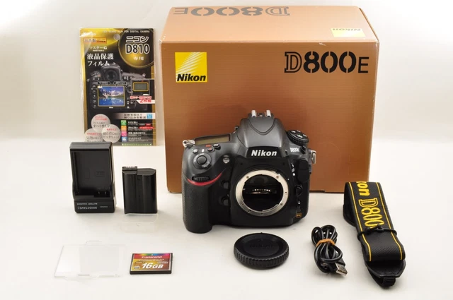 Nikon D800E 36.3 MP Digital SLR Camera Body SC22820 w/Box Near Mint +5 #1950 2