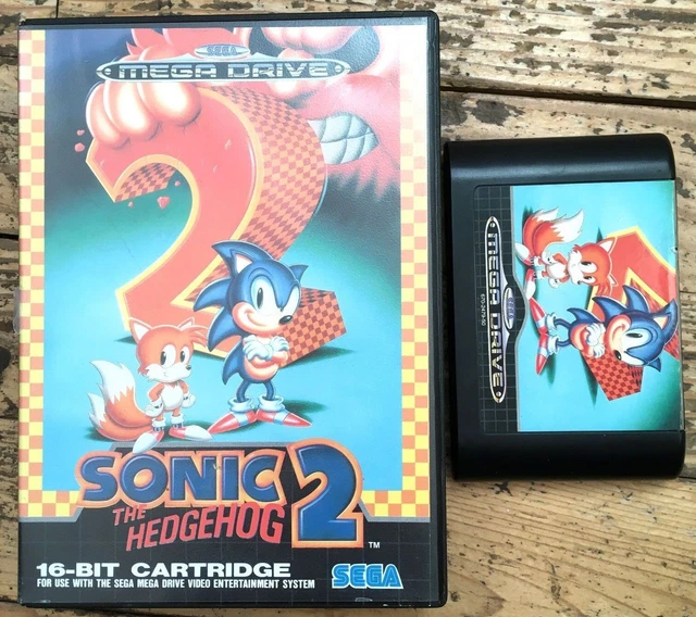 Sonic 2 The Hedgehog Sur Sega Megadrive - PAL, Version Française, Complet (CIB) - Bon état