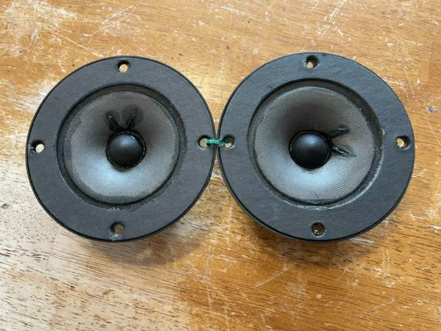 VINTAGE Pair of MARSLAND 4'' Mid-range Speakers RARE 8 ohms SQUARE MAGNET