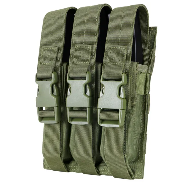 OD GREEN Triple MP5 Mag Pouch Airsoft MA37