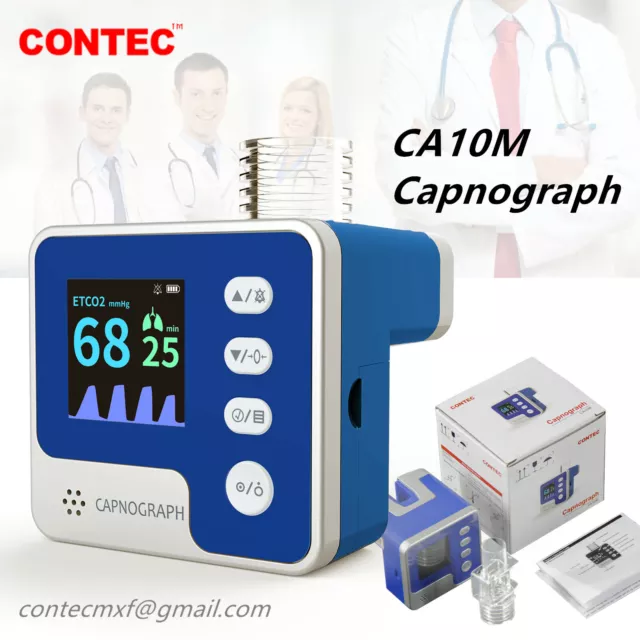 CO2 Mainstream ETCO2 Kapnograph Atemfrequenz Endtidal CO2 Patientenmonitor