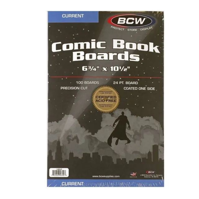200 BCW Current Comic Backing Boards