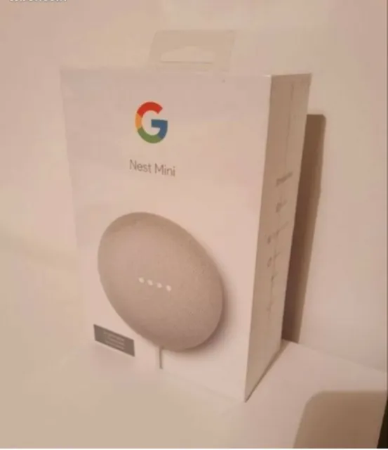 Assistant Vocal intelligent Google Nest Mini sous blister neuf.