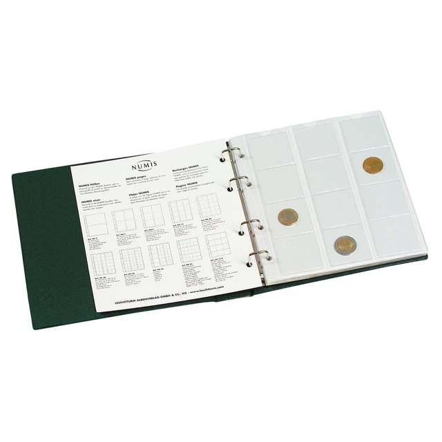 5 X LEUCHTTURM 330823 quadrum Capsule Numismatiche Custodie per Monete