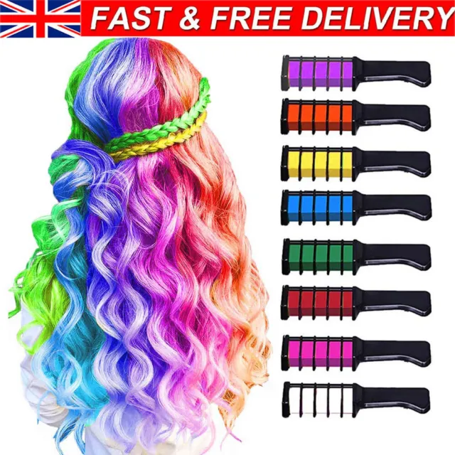 Hair Chalk for Kids Girls Gifts Temporary Hair Chalks Colour Washable Pen  10pc
