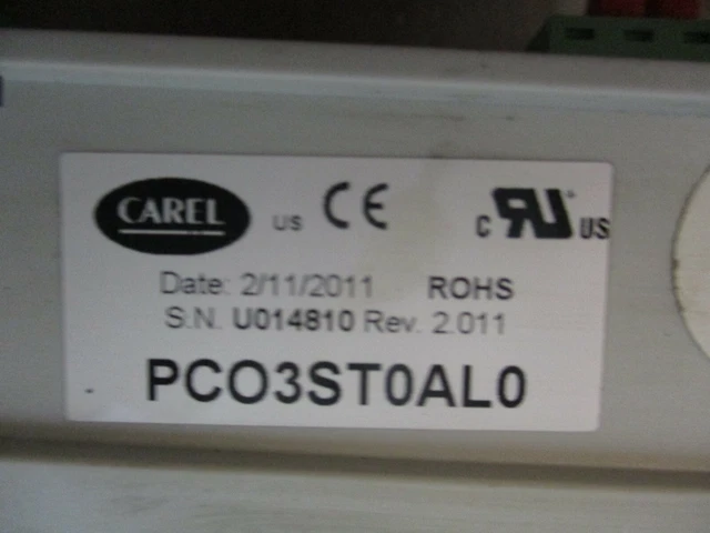 CAREL STULZ E² Microprocessor Controller PCO3ST0AL0 Rev. 2.011 24V Used ...