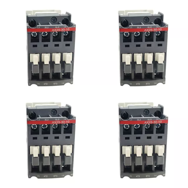 4PCS AX25-30 contactor 120V coil AC 3P 25A replace ABB Contactor AX25-30-10-84