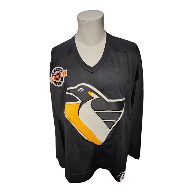 PITTSBURGH PENGUINS Vintage 90's Practice Worn Jersey Pro Player Authentic 58G PITTSBURGH PENGUINS Vintage 90's Practice Worn Jersey Pro Player Authentic 58G