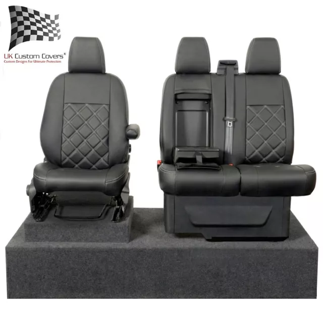FORD TRANSIT LEADER Front Seat Covers Leatherette (2024 Onwards) 883 £