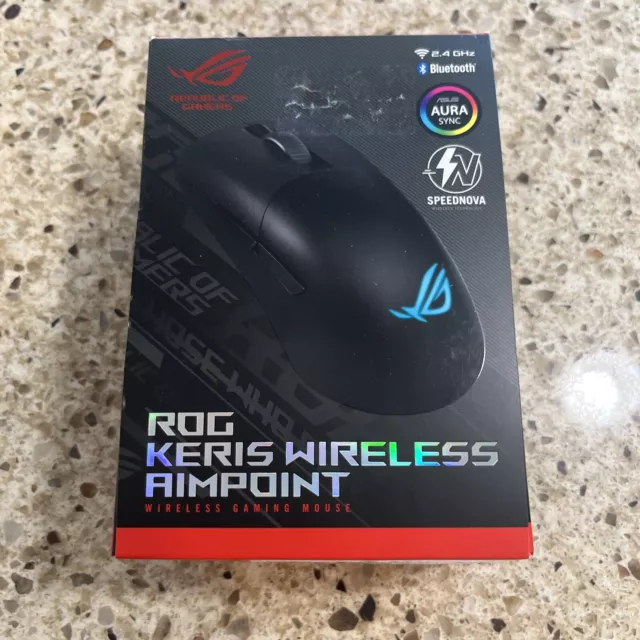 Asus ROG Keris Wireless AimPoint Gaming Mouse BLACK | Open Box Unused