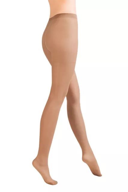 TAN BEIGE SEMI Opaque Glossy Tights Pantyhose Hosiery £6.50 - PicClick UK