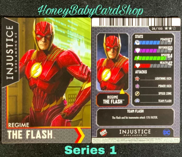 Injustice Arcade Series 1 Out of Print Card 28 Regime The Flash