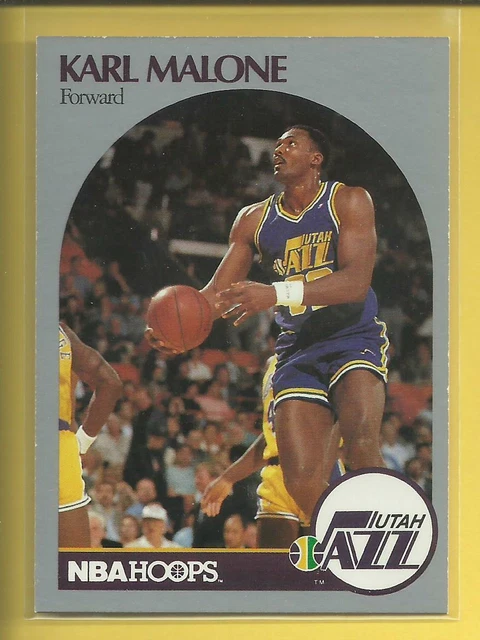 michael jordan karl malone nba hoops card
