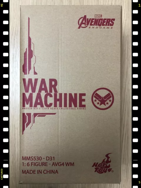 Hot Toys MMS 530 D31 Avengers Endgame Diecast War Machine Mark VI 6 Figure NEW