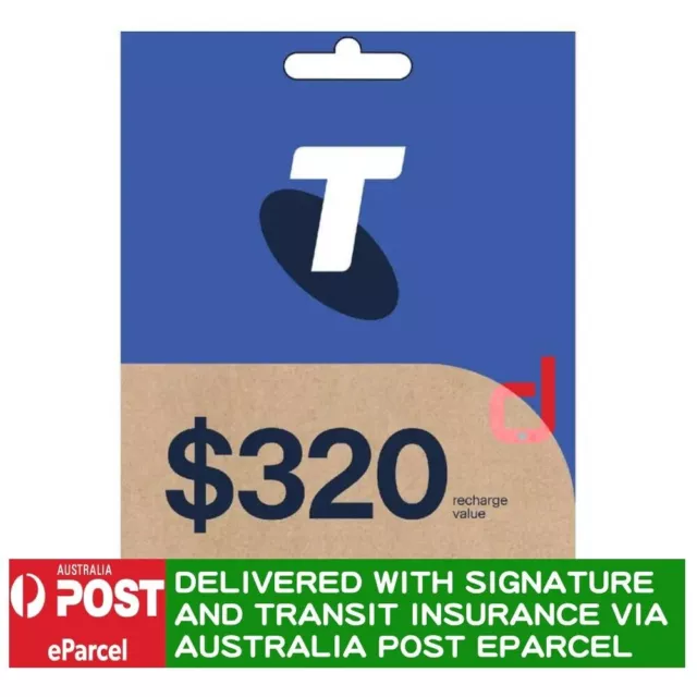 Telstra $320 Prepaid SIM Starter Kit 230GB Data Activation Expires 2025