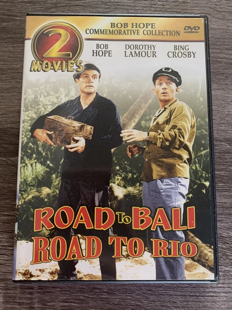 ROAD TO BALI/ROAD to Rio (2-Disc DVD) Bob Hope Bing Crosby