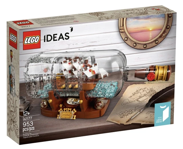 Lego Ideas 92177 Ship In A Bottle - Brand New In Sealed Box - Retired Set