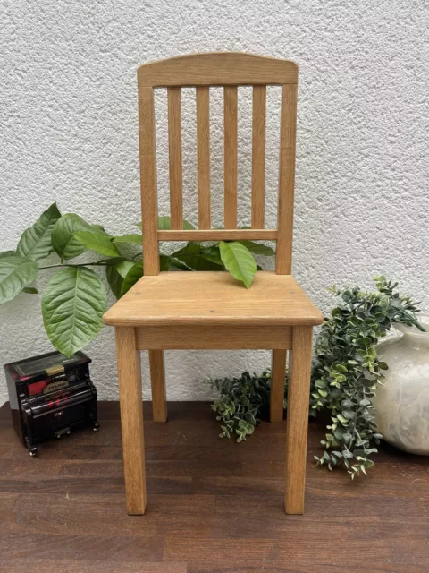 Petite Chaise en Bois pour Enfant ou Poupée - Fabrication Artisanale Vintage