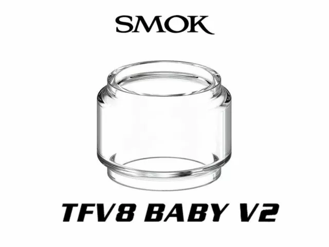 Smok TFV8 Baby Mini V2 Tank Extension Bulb Pyrex Bubble Glass UK Seller