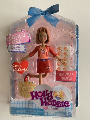 Holly Hobbie Clubhouse Girls Amy Morris Bendable Posable Mini Doll