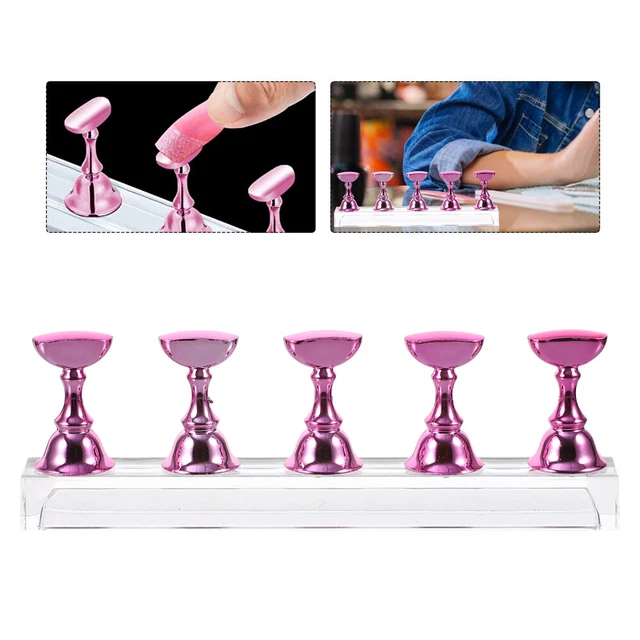 100 Nagelmuster-Sticks Mit Ring – Fächerförmige Display-Karten Für Nail Art Übung & Farbtests