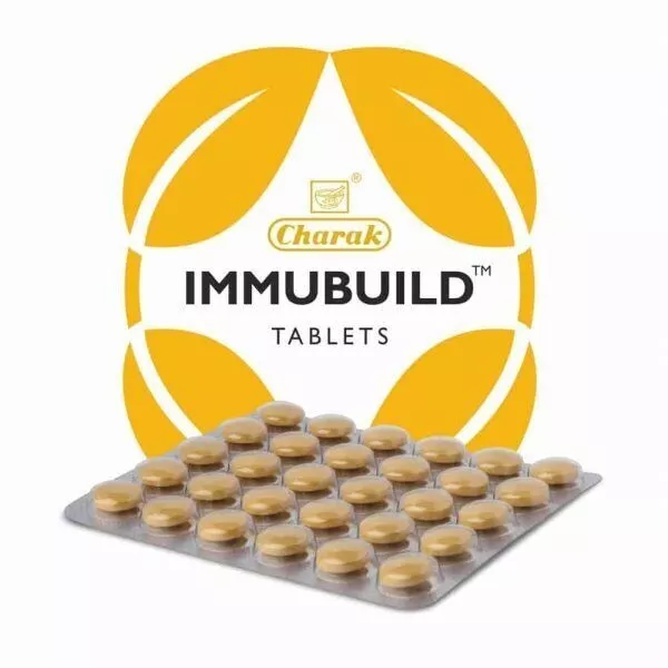 300 X Charak Immubuild Tablets for Better Immunity - Pack of 10 X 30 Tablets