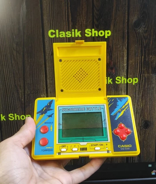 Casio CG-330 Submarine Battle Jeu électronique Vintage LCD 1984