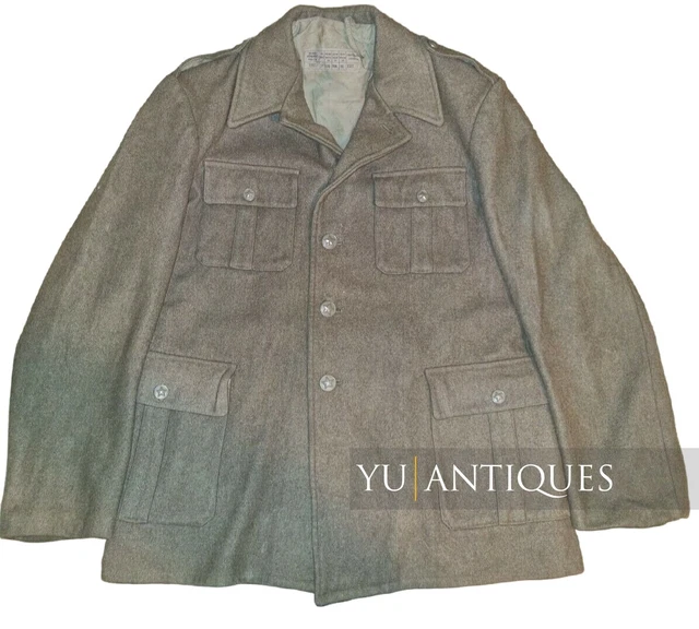 JNA YPA Yugoslav Peoples Army Military Soldier M55 SMB Green Tunic Blouse Blazer