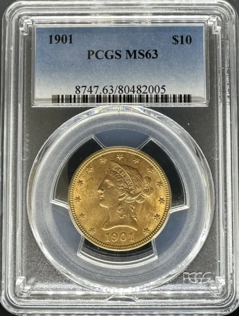 1901 $10 Liberty MS63 PCGS (#PA80482005)