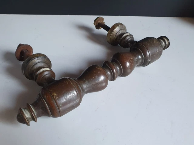 Poignee Bronze XIX Napoleon III haussmannien era marteau de porte