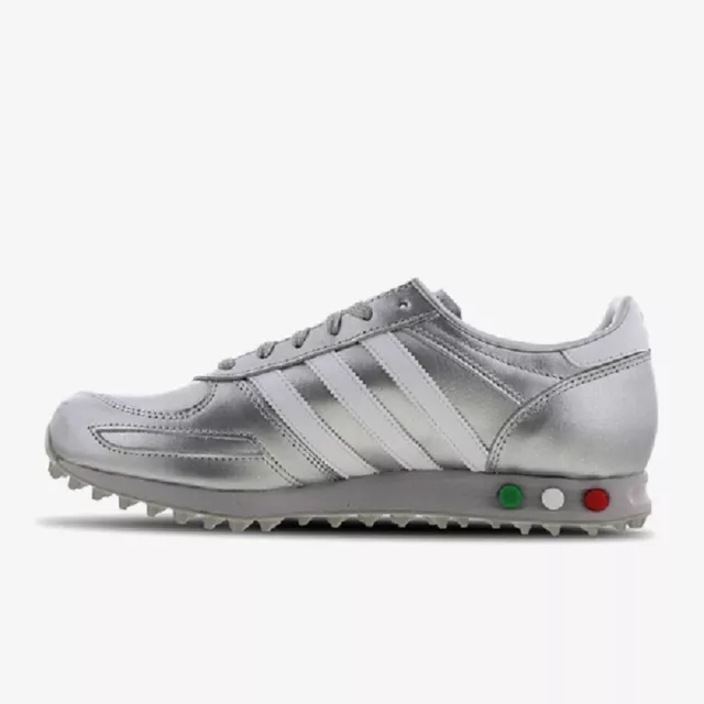 🔥 Adidas Originals LA Trainer - (Mens UK  6  - 12) Silver/White Brand New Box
