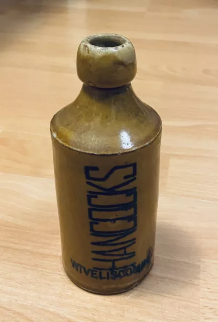 Vintage HANCOCKS Brewery Wiveliscombe Somerset Beer Bottle -Arnold & Hancocks