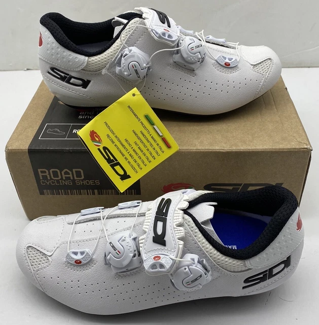 Sidi Genius 10 White SPD Road Bike Cycling Shoes EU Size 39 UK 6 New Boxed