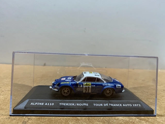 Modèle Réduit Renault A110 1/43 Eligor - Tour De France Auto 1972, Bleu, Occasion Sous Blister
